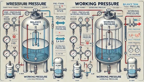 Balance Tank Pre-Pressure Adjustment: Correct Settings and Example Calculation